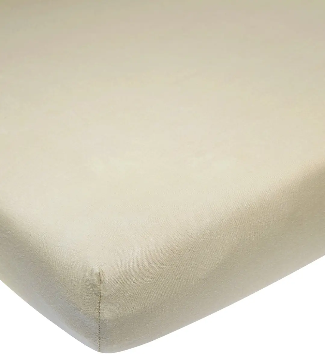 Meyco Baby Hoeslaken Jersey Sand 80x160cm