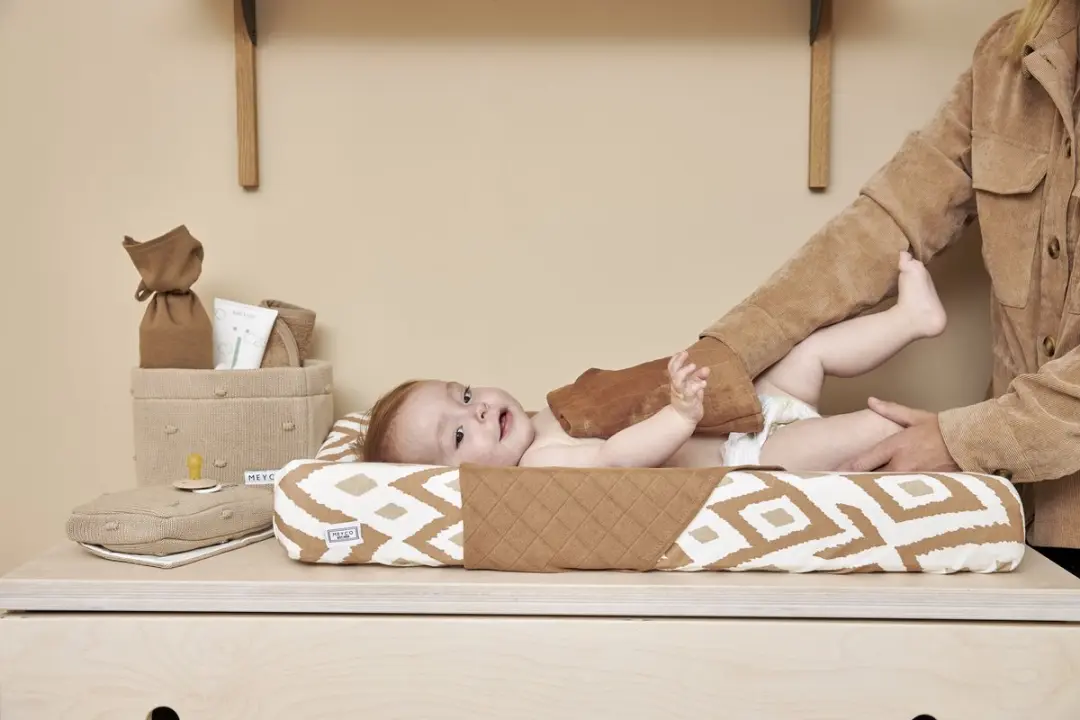 Meyco Baby Mini Knots Billendoekjesetui - Sand