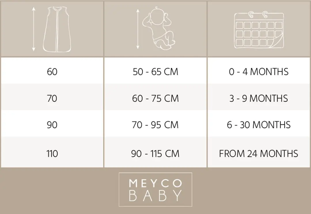 Meyco Baby Uni Babyzomerslaapzak Soft Pink 60cm 0.5 TOG