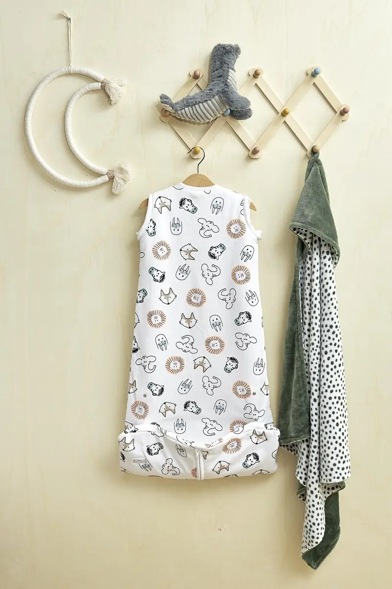 Meyco Baby Animal Slaapzak 4 Seizoenen - 3.0 TOG - Multicolor