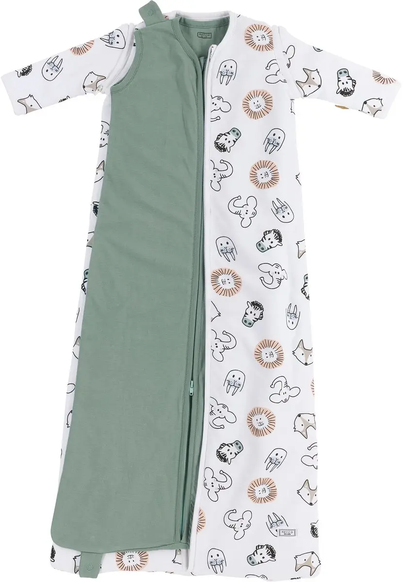 Meyco Baby Animal Slaapzak 4 Seizoenen - 3.0 TOG - Multicolor - afbeelding 6 van 6