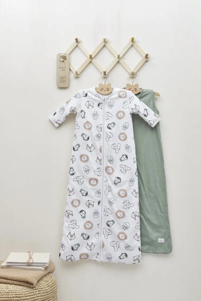 Meyco Baby Animal Slaapzak 4 Seizoenen - 3.0 TOG - Multicolor