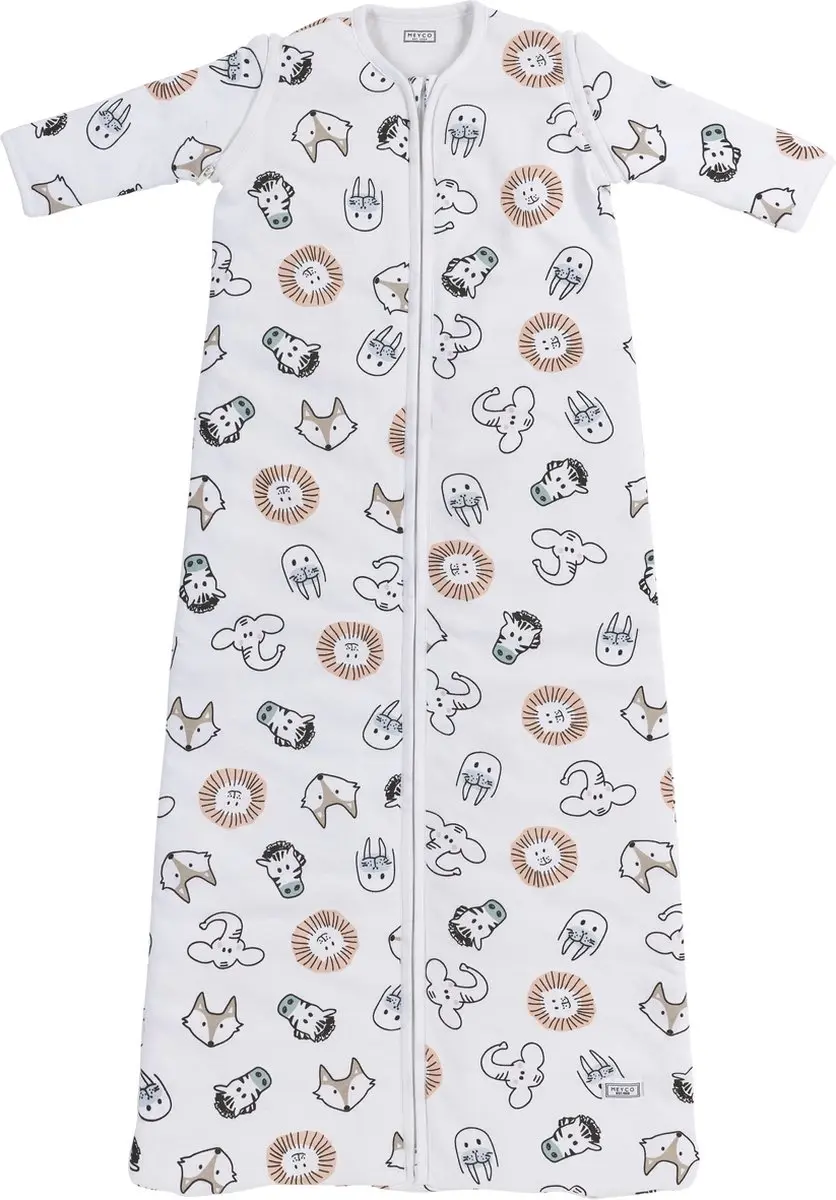 Meyco Baby Animal Slaapzak 4 Seizoenen - 3.0 TOG - Multicolor