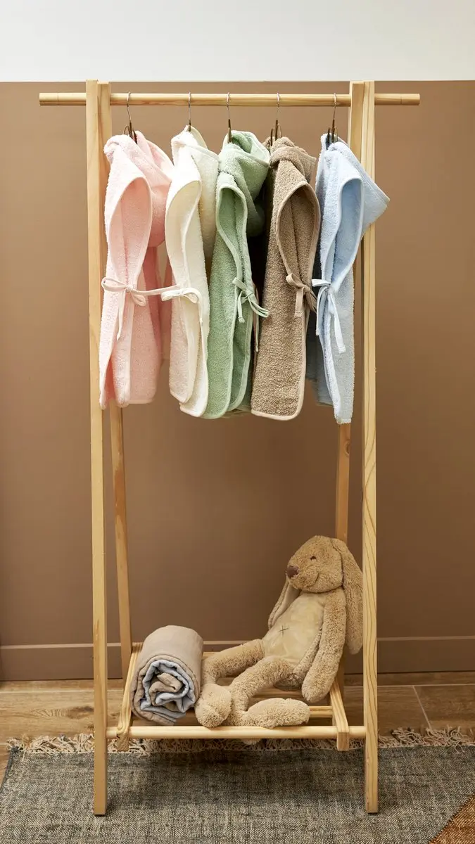 Meyco Baby Uni Badponcho - Sand - 1-3 jaar