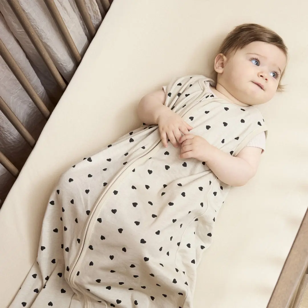 Meyco Baby Uni Hoeslaken Ledikant 60x120cm - Soft Sand