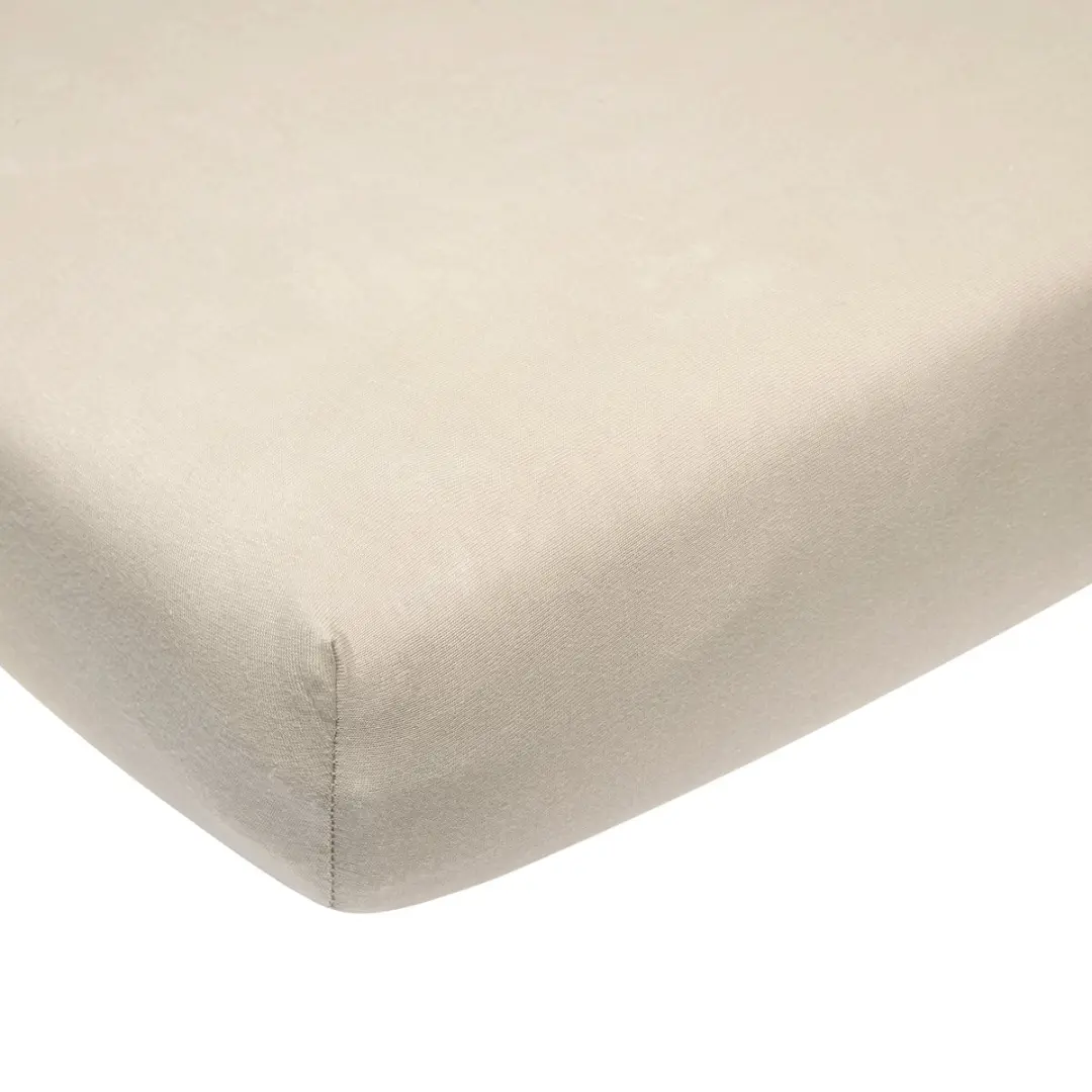 Meyco Baby Uni Hoeslaken Boxmatras 75x95cm - Sand