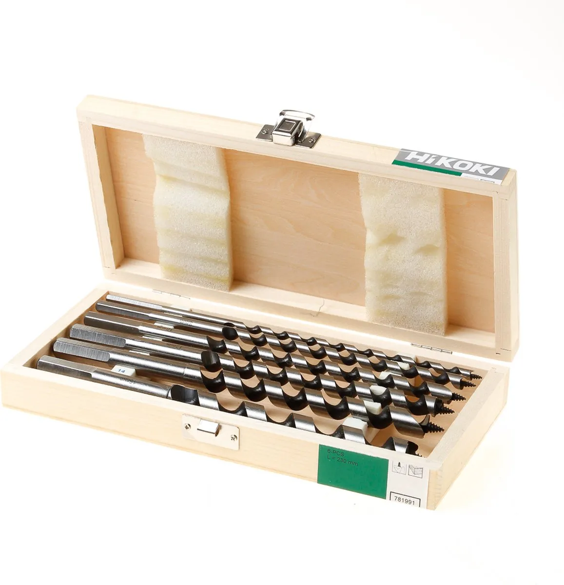 Hikoki 781991 Slangenboor Set 6-delig - 6-16mm Hout