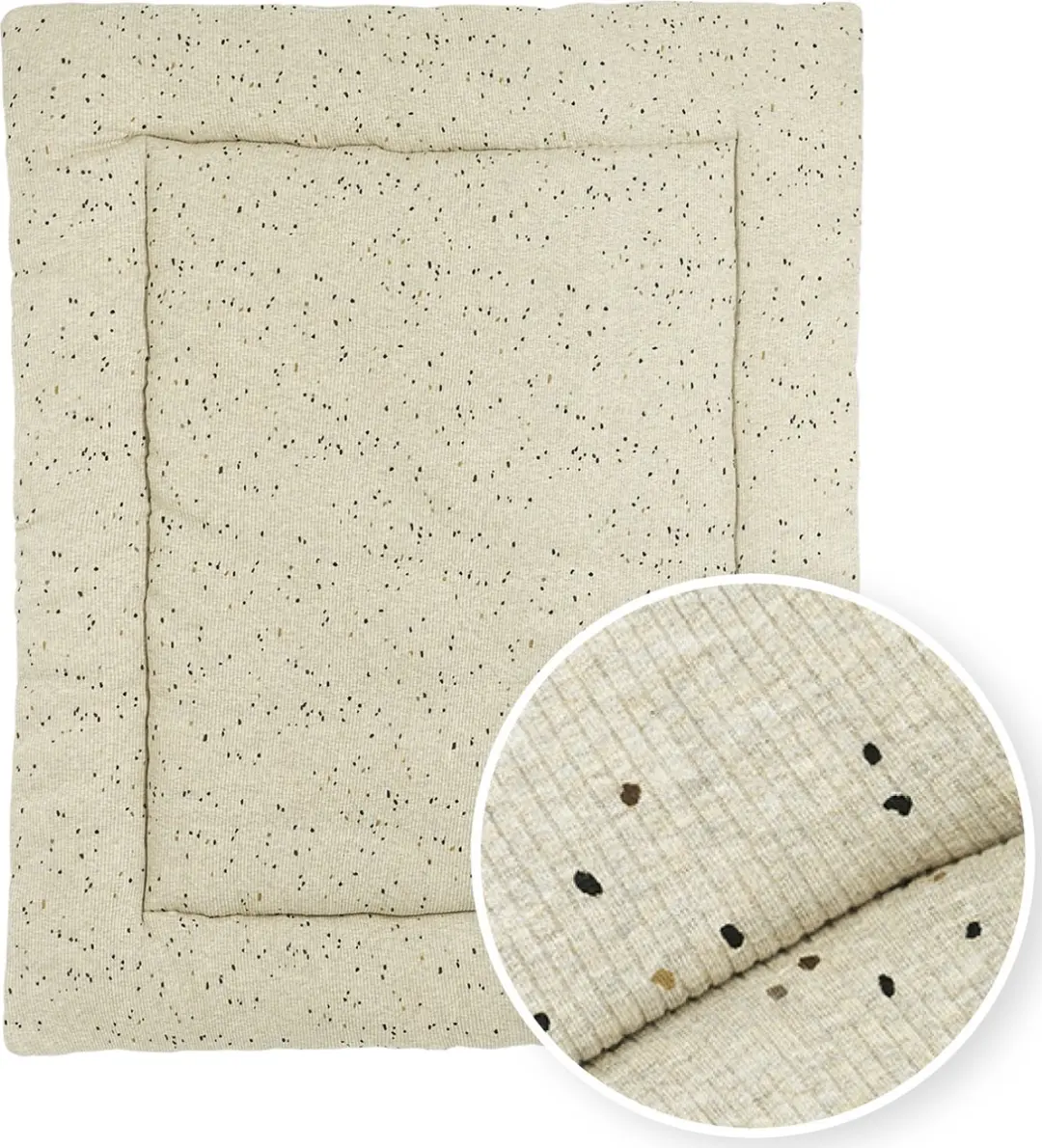 Meyco Baby Rib Mini Spot Boxkleed 80x100cm