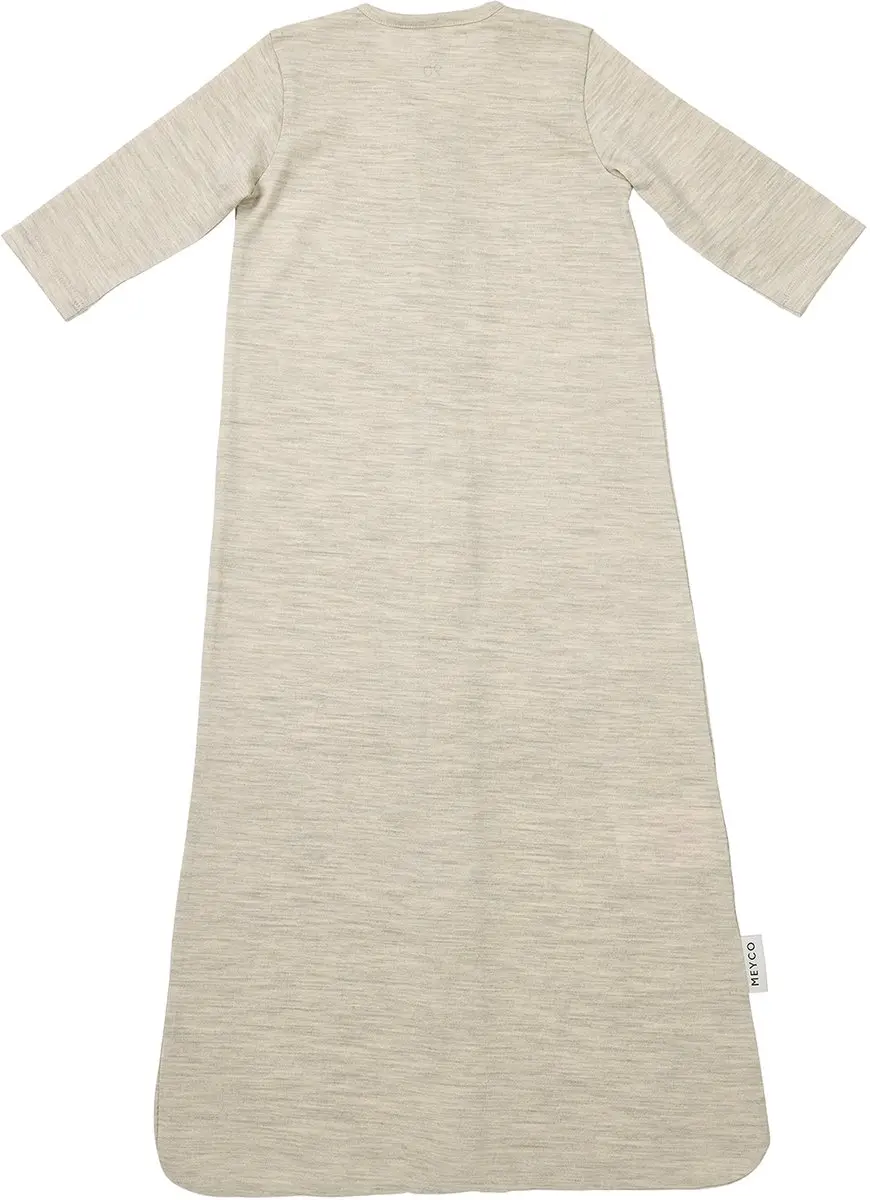 Meyco Merino Baby Slaapzak Sand Melange 90cm - 1.0 TOG - afbeelding 6 van 6