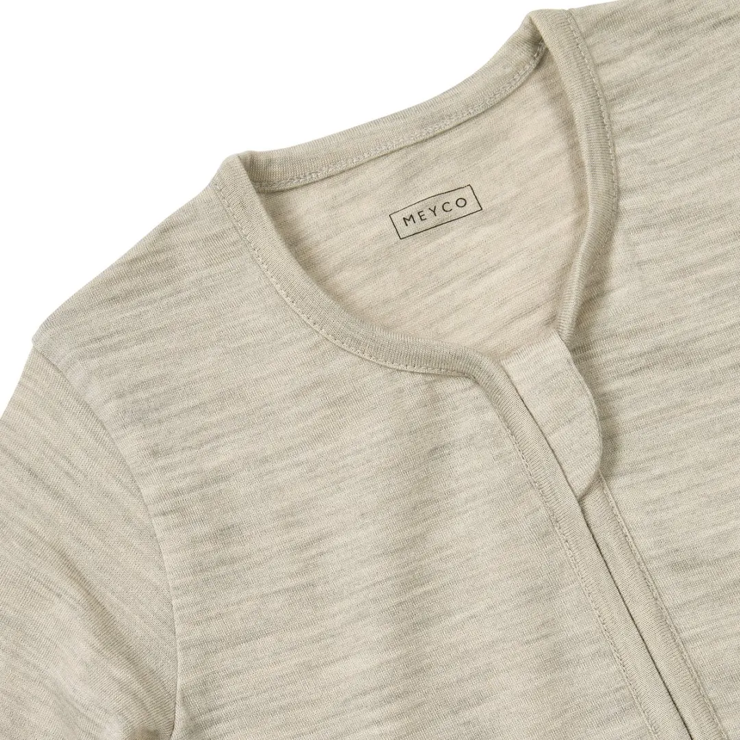 Meyco Merino Baby Slaapzak Sand Melange 90cm - 1.0 TOG