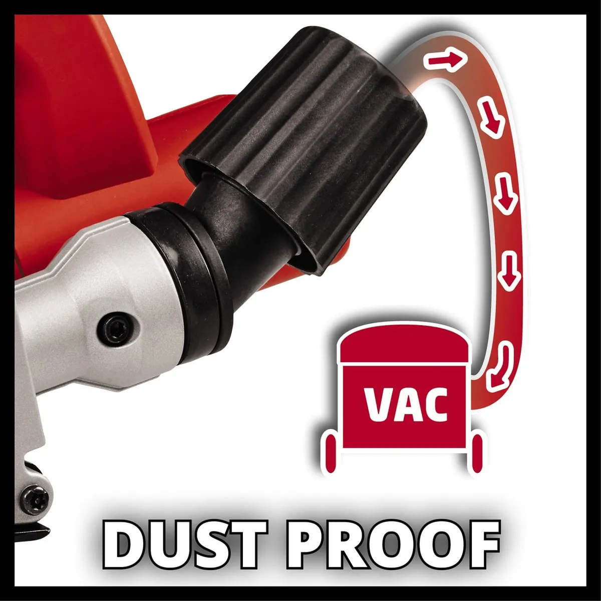 Einhell TC-MA 1300 Muurfrees - 1320W - Ø125mm - Rood
