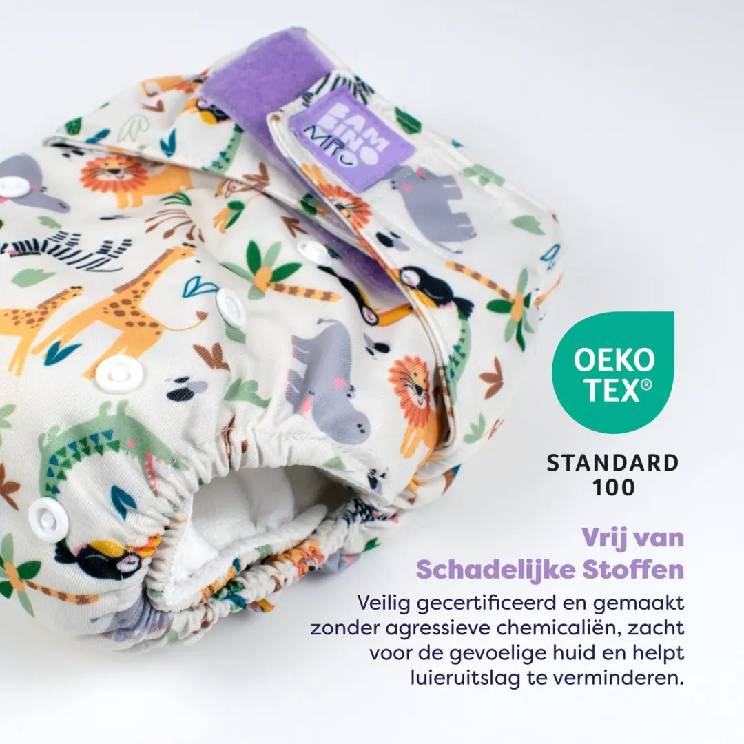 Bambino Mio Herbruikbare Luiers Wild Life - One Size - 3 Stuks