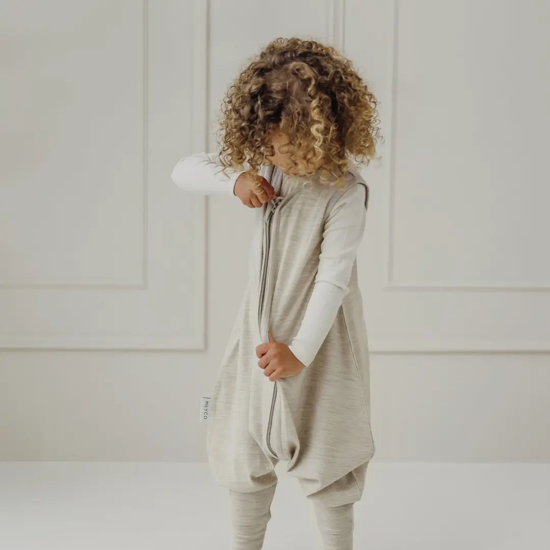 Meyco Baby Studio Collection Merino Slaapoverall 104cm - 0.5 TOG