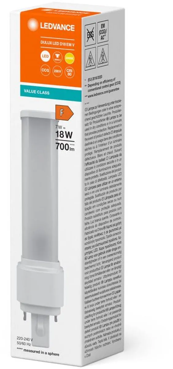 LEDVANCE Dulux-D LED 7W 2-Pin