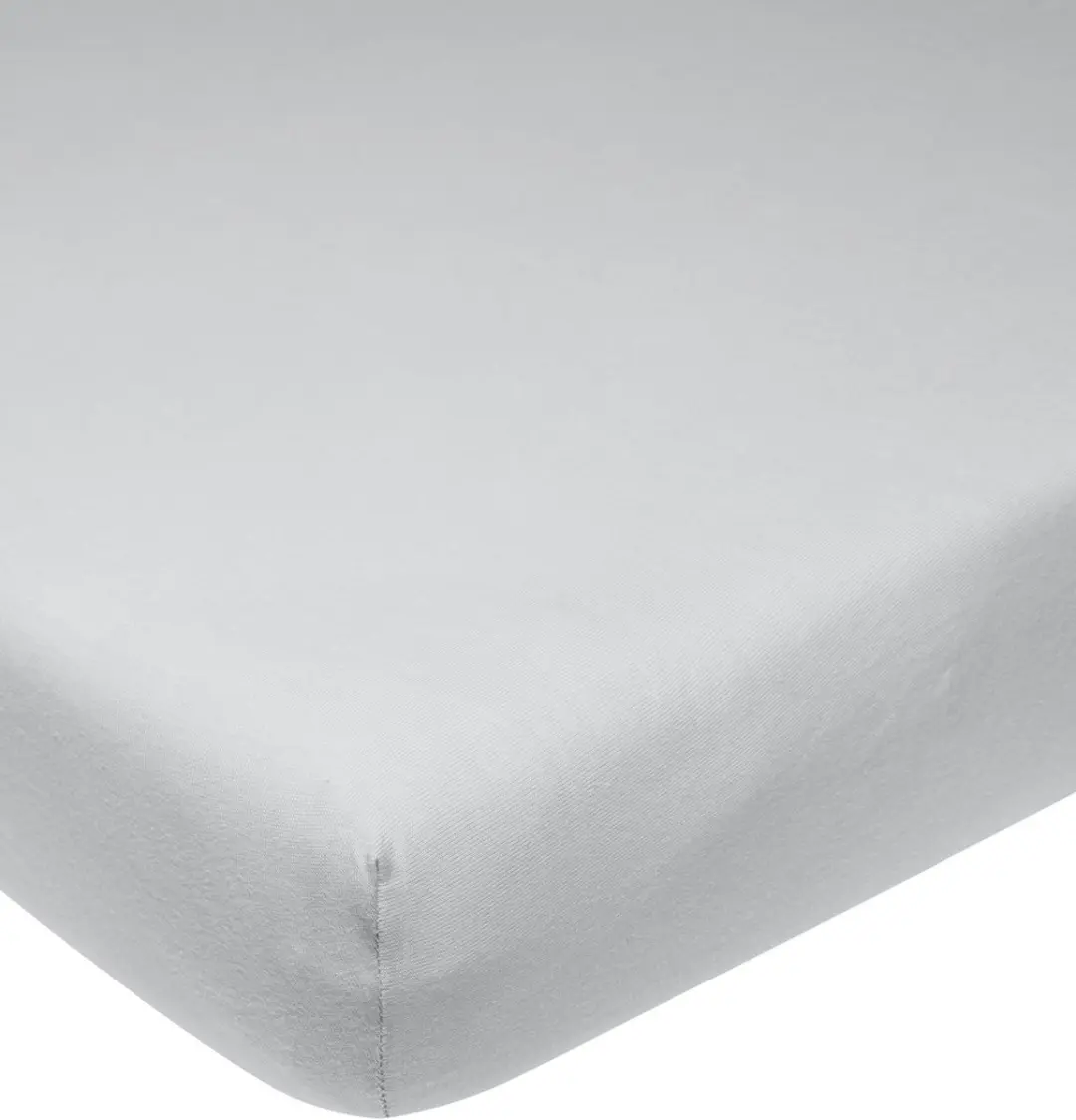 Meyco Home Uni Hoeslaken 180x200cm - Light Grey