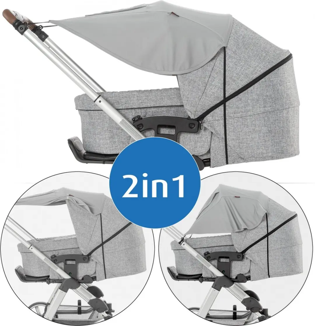 Reer ShineSafe Premium Zonbeschermer - Grijs