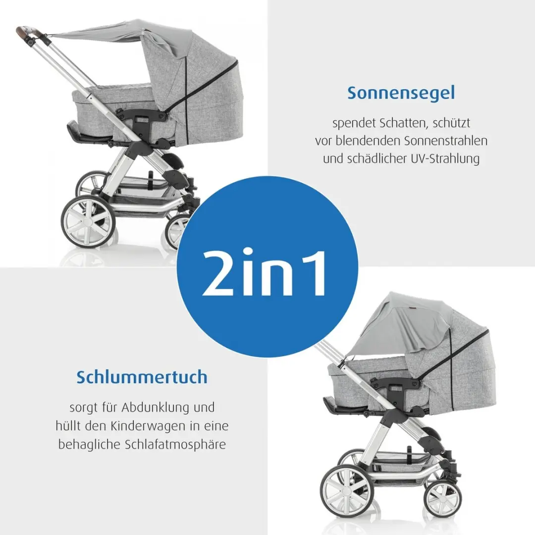 Reer ShineSafe Premium Zonbeschermer - Grijs - afbeelding 6 van 6