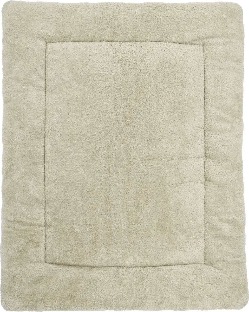 Meyco Baby Knit Basic Teddy Boxkleed 77x97cm - Sand Melange