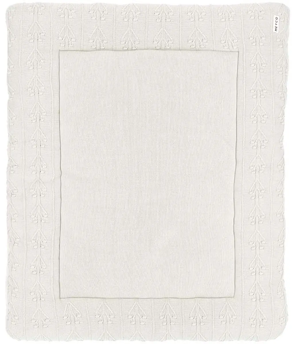 Meyco Baby Romantic Flower Boxkleed 77x97cm - Offwhite - afbeelding 6 van 6