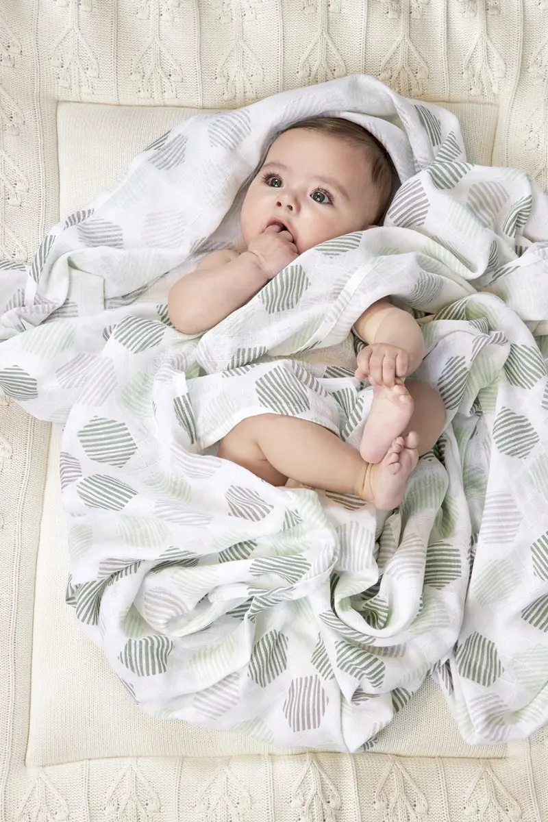 Meyco Baby Romantic Flower Boxkleed 77x97cm - Offwhite