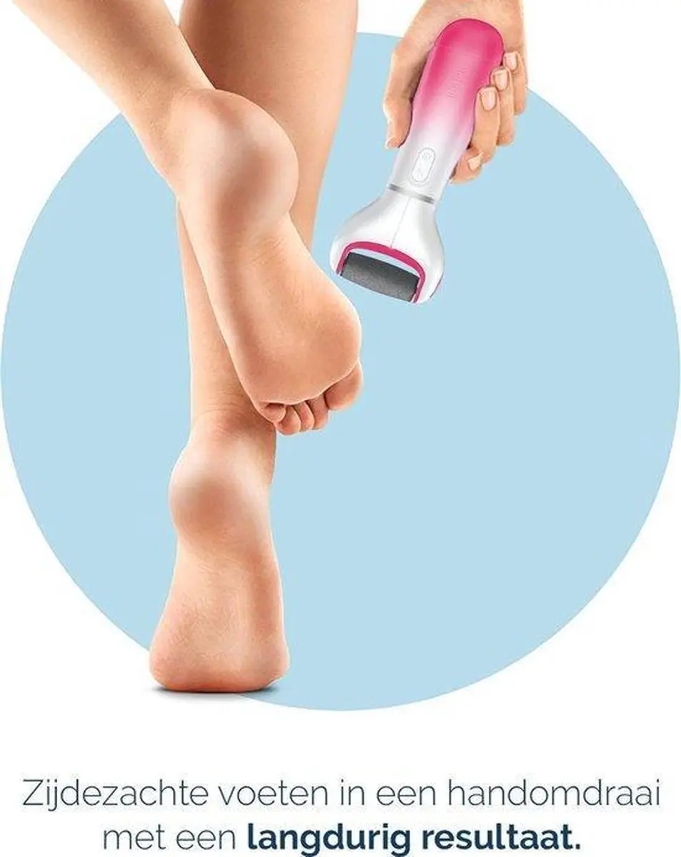 Scholl EXPERT CARE Electric Foot File 2-in-1 - Paars/Wit