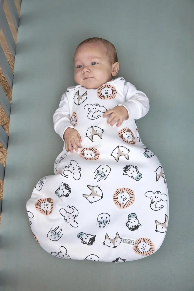 Meyco Baby Animal Slaapzak 74/80cm - 2.5 TOG - Multicolor