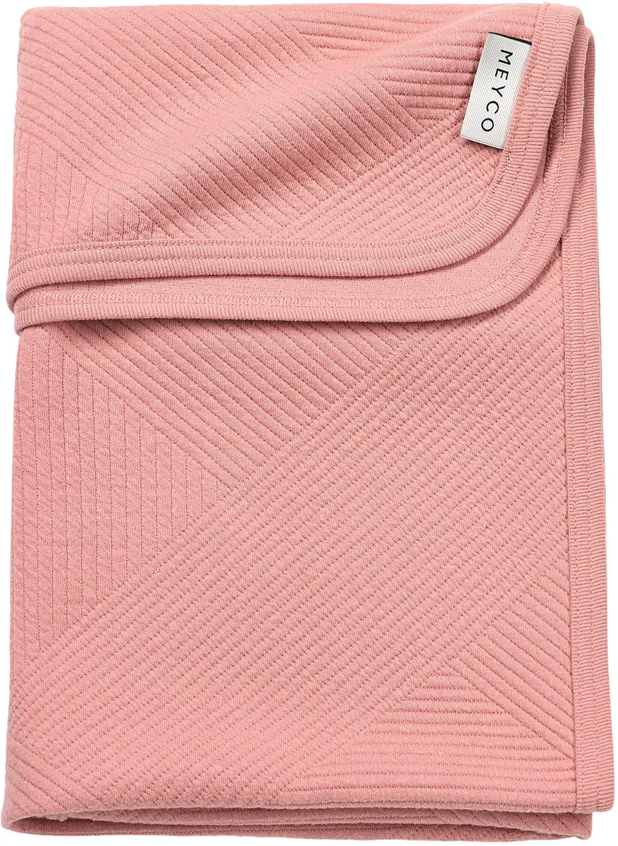 Meyco Baby Jacquard Deken Rose 100x150cm