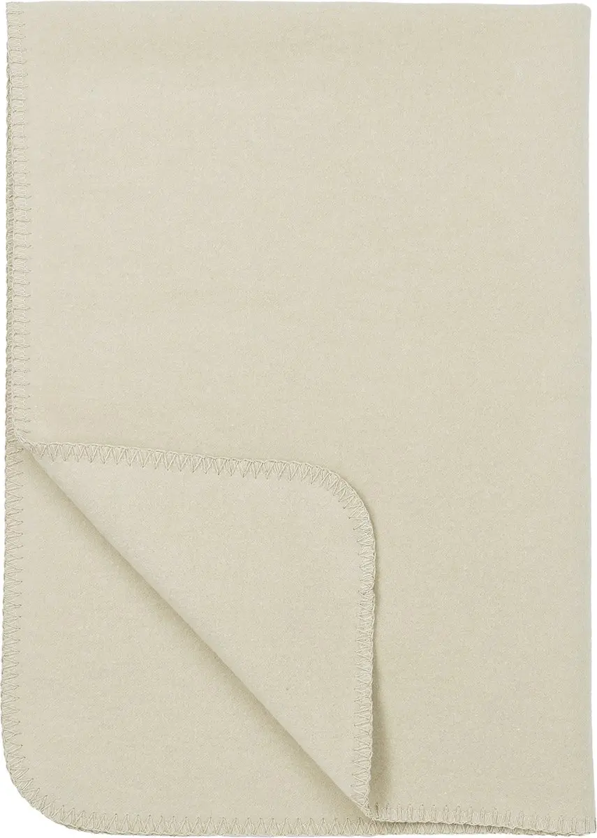 Meyco Baby Uni Deken 100x150cm - Sand - 1.0 TOG