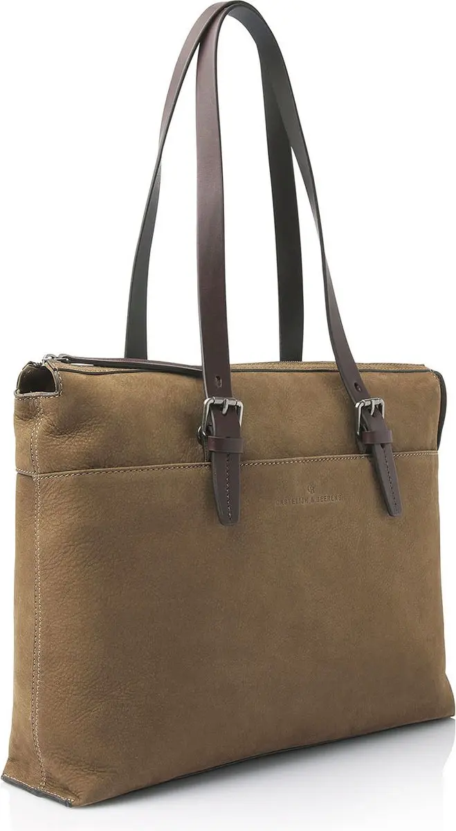 Castelijn & Beerens Laptoptas Veneto 15.6" - Taupe