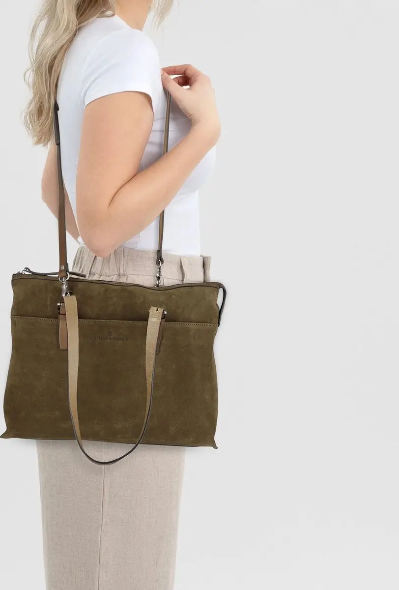 Castelijn & Beerens Laptoptas Veneto 15.6" - Taupe