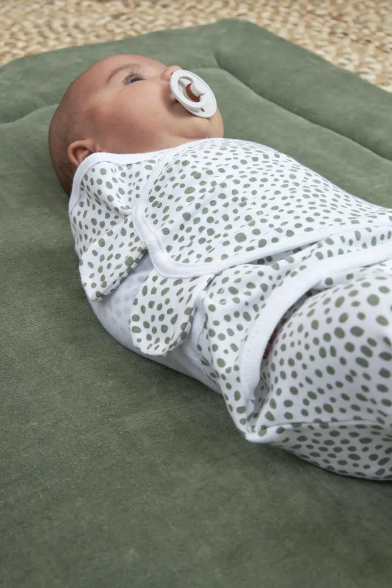 Meyco SwaddleMeyco Inbakerdoek 2-pack - 0-3 maanden - 1.0 TOG - Forest Green