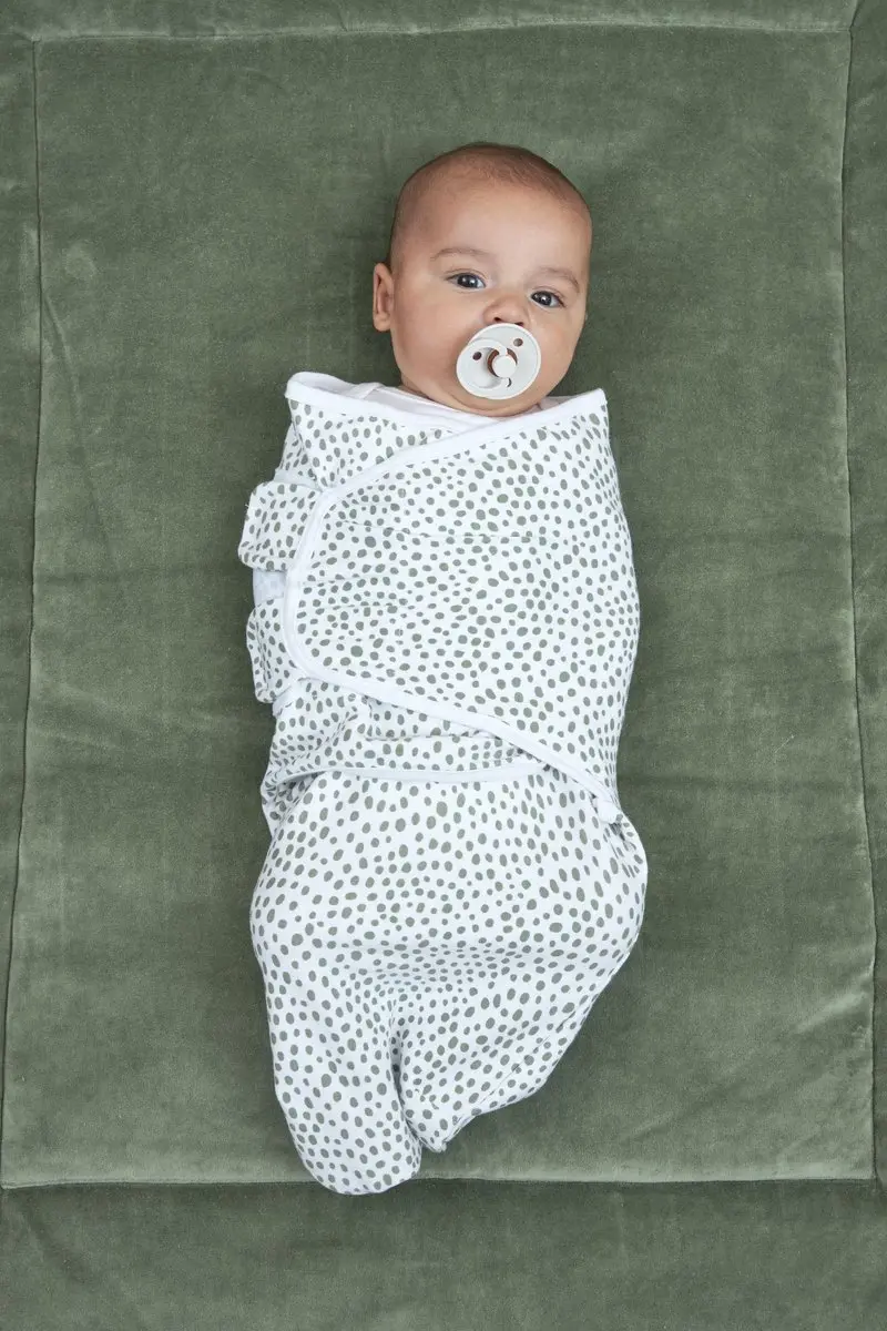 Meyco SwaddleMeyco Inbakerdoek 2-pack - 0-3 maanden - 1.0 TOG - Forest Green