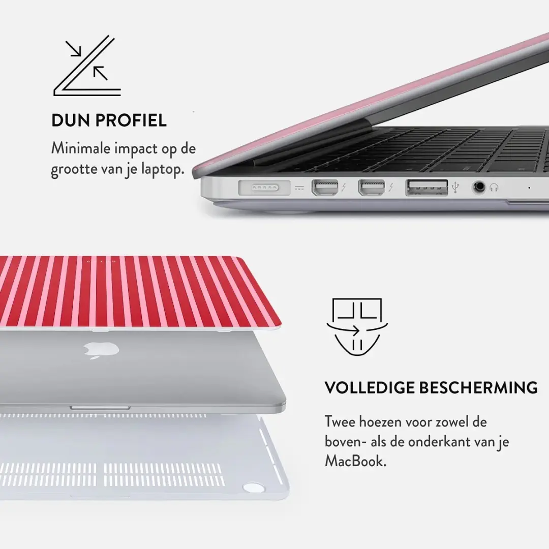 Burga Hardshell Cover MacBook Air 13" - Strawberry Jam