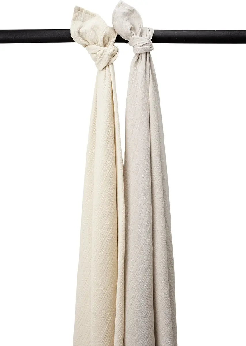 Meyco Baby Uni Swaddle 2-pack