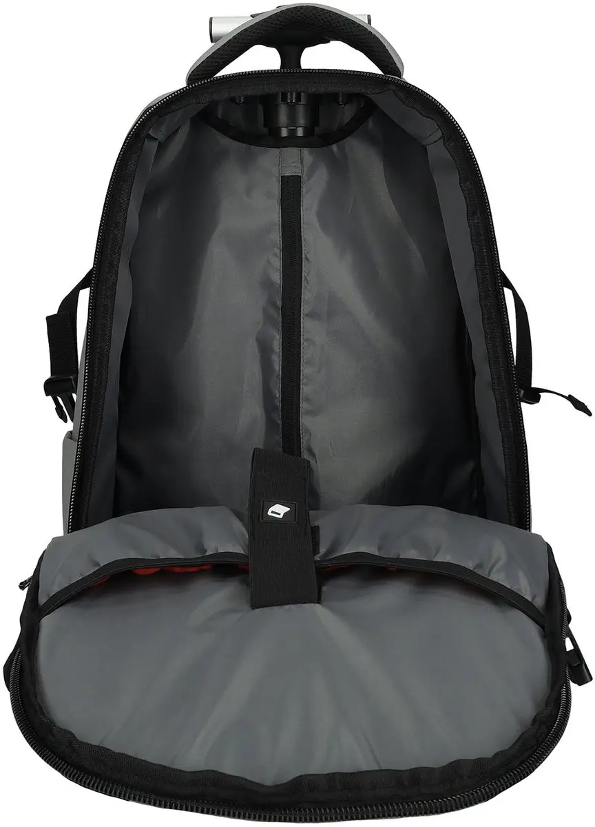 Enrico Benetti Northern Rugzaktrolley 17" - 10 Vakken - Grijs - afbeelding 6 van 6