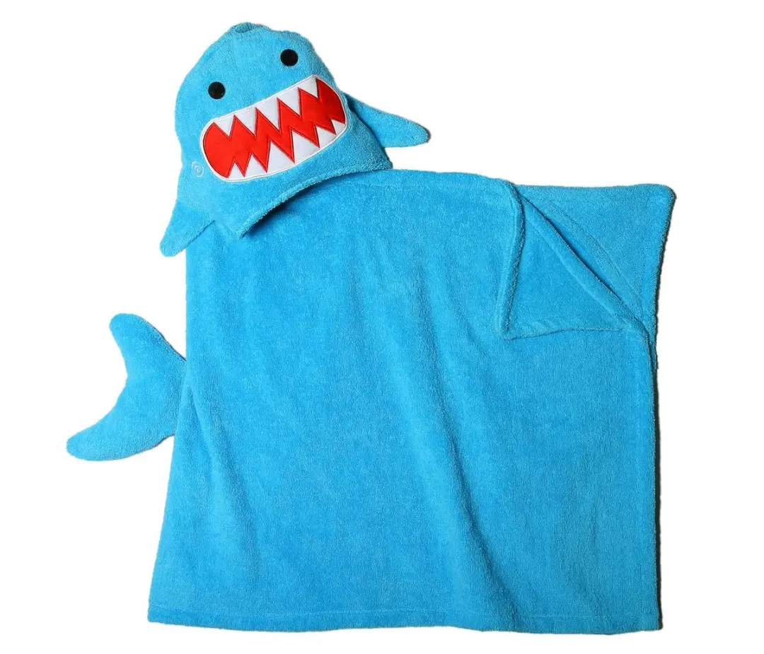 Zoocchini Badcape Sherman the Shark - One Size