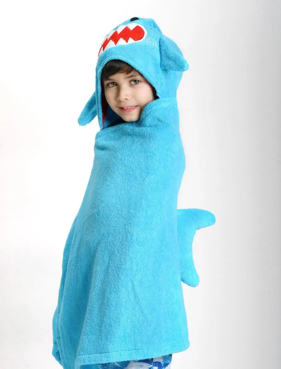 Zoocchini Badcape Sherman the Shark - One Size
