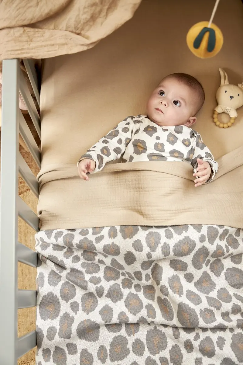 Meyco Baby Uni Hoeslaken Ledikant 60x120cm - Sand