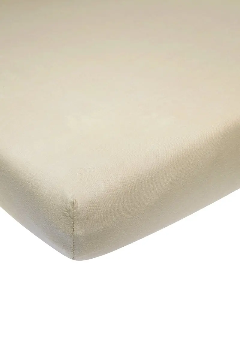 Meyco Baby Uni Hoeslaken Ledikant 60x120cm - Sand