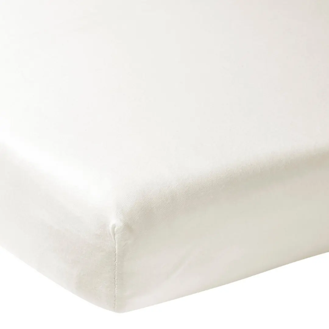 Meyco Baby Uni Hoeslaken Co-Sleeper - 50x90cm - Offwhite