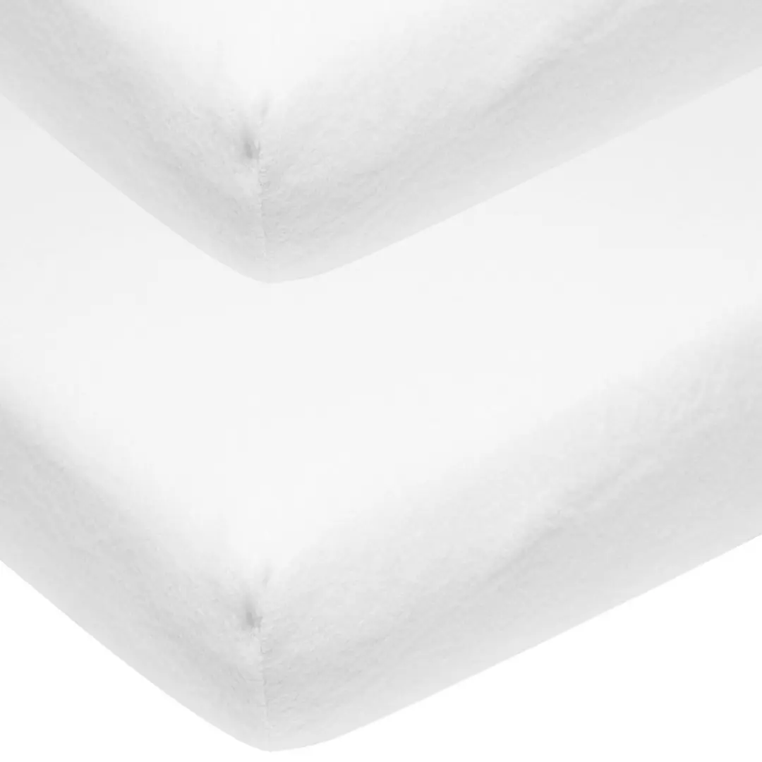 Meyco Baby Uni Hoeslaken Co-Sleeper - 2 Stuks 50x90cm