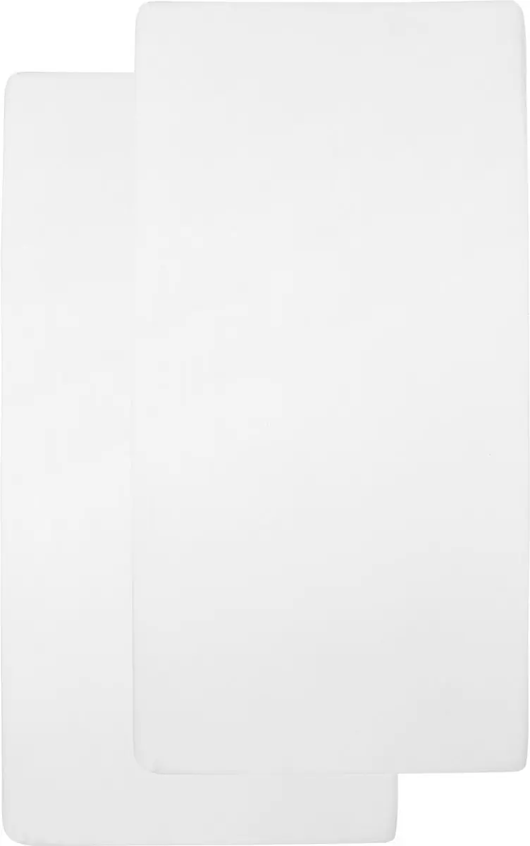 Meyco Baby Uni Hoeslaken Co-Sleeper - 2 Stuks 50x90cm