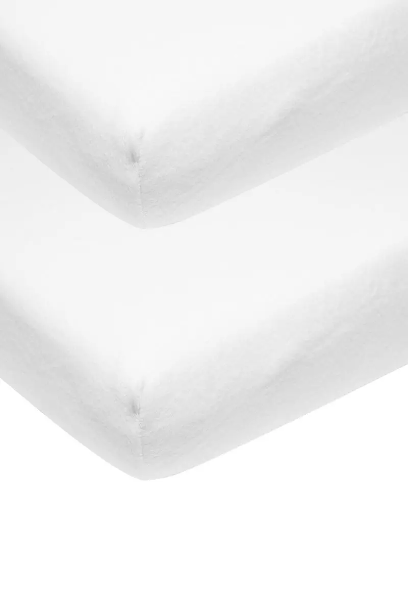 Meyco Baby Molton Stretch Hoeslaken 2-pack 50x90cm