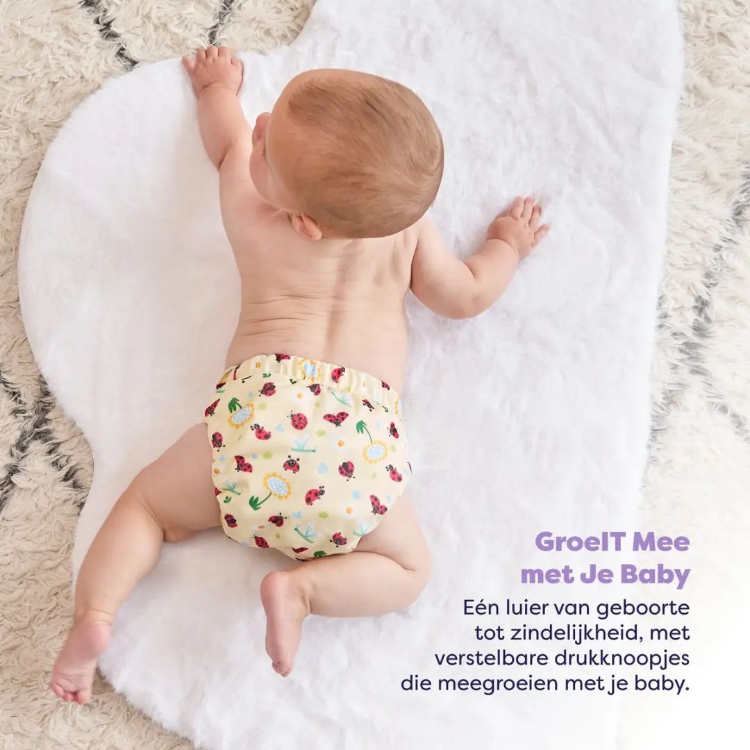 Bambino Mio Herbruikbare Luiers One Size - 5 Stuks Garden Party