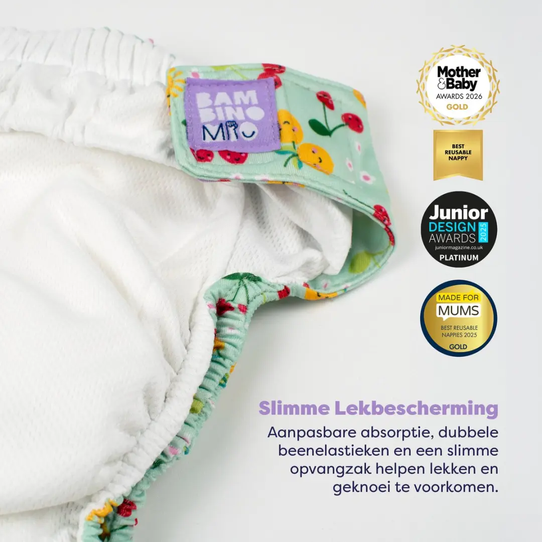 Bambino Mio Herbruikbare Luiers One Size - 5 Stuks Garden Party