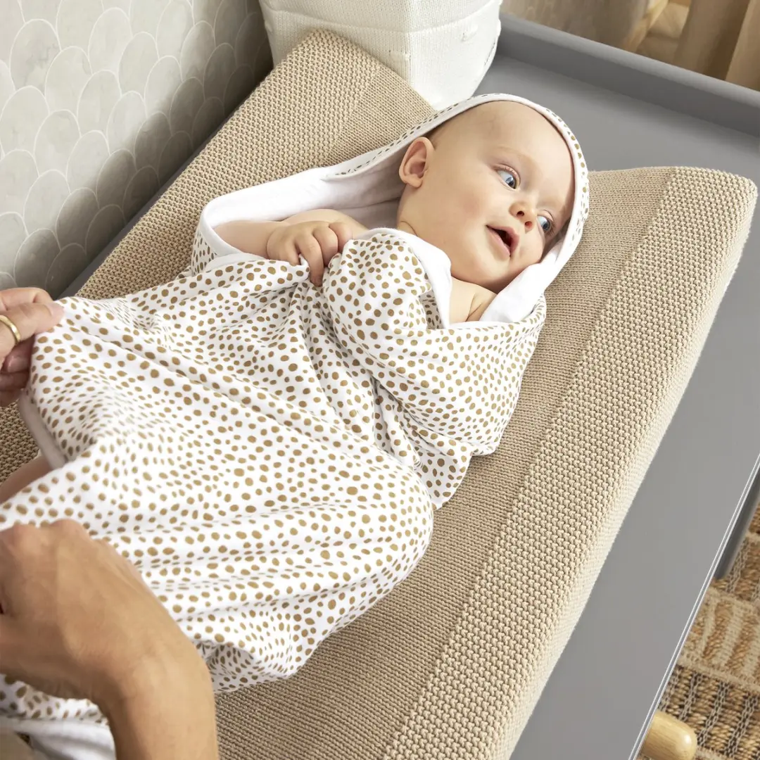 Meyco Baby Knots Commodemandje - Offwhite - 5L