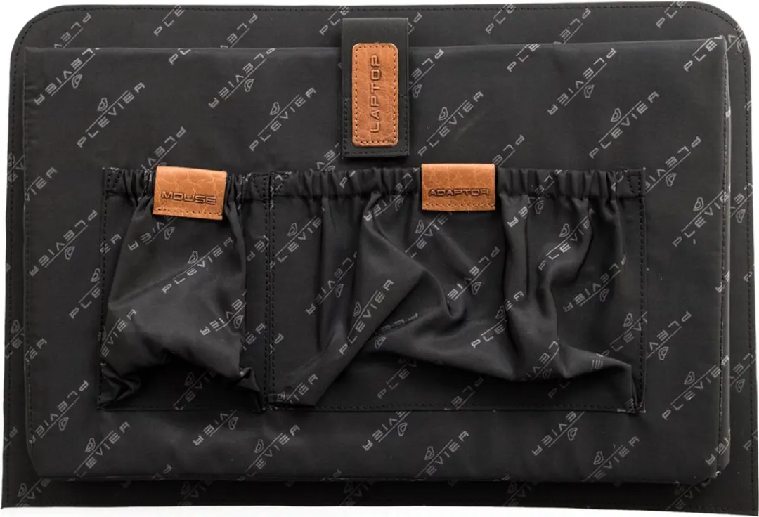 Plevier Onyx laptoptas 17-17.3 inch cognac.