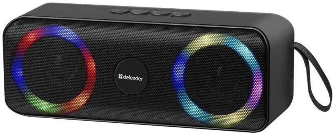 Defender Q1 65301 Draagbare Bluetooth-luidspreker - TWS - Zwart