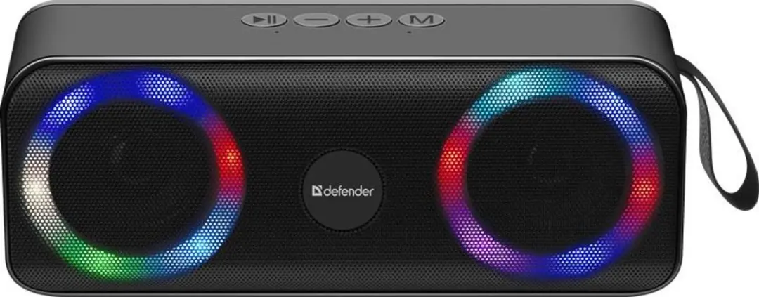 Defender Q1 65301 Draagbare Bluetooth-luidspreker - TWS - Zwart