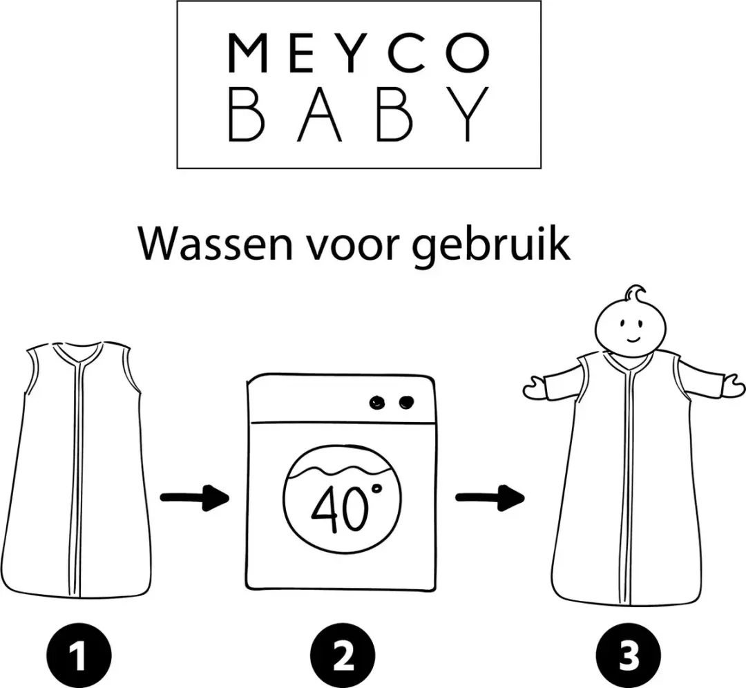 Meyco Baby Uni Jumper Soft Pink 92cm - 0.5 TOG